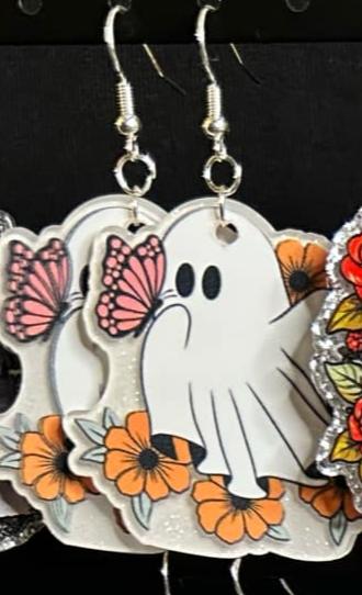 Halloween Hypoallergenic Acrylic Earrings